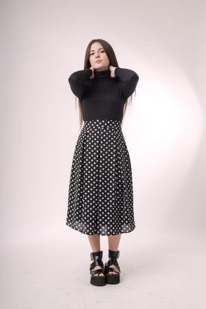 Falda lunares