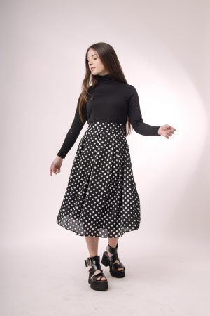 Falda lunares