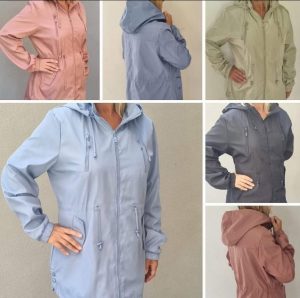Pilotin nylon con capucha desmontable 100% impermeable